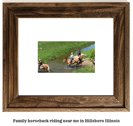 family horseback riding near me in Hillsboro, Illinois